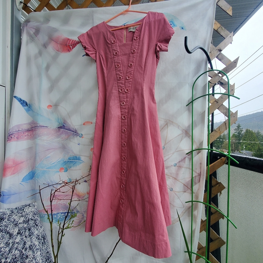 Betty Page Pale Pink 50s Dress